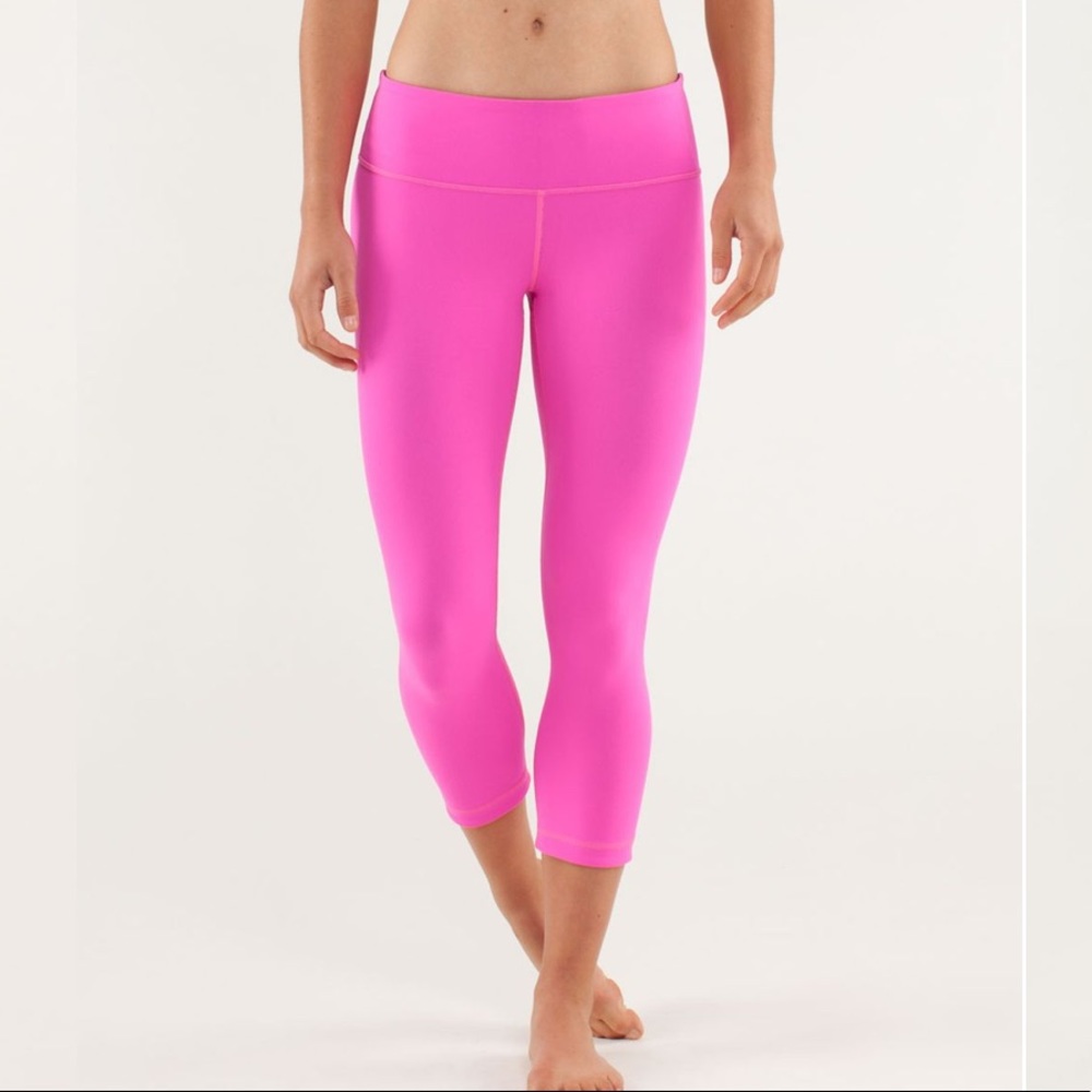 Lululemom Wunder Under Crop *Reversible leggings